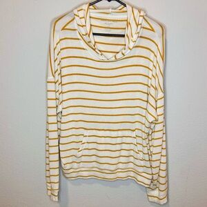 American Eagle Soft & Sexy Yellow Striped Size Large